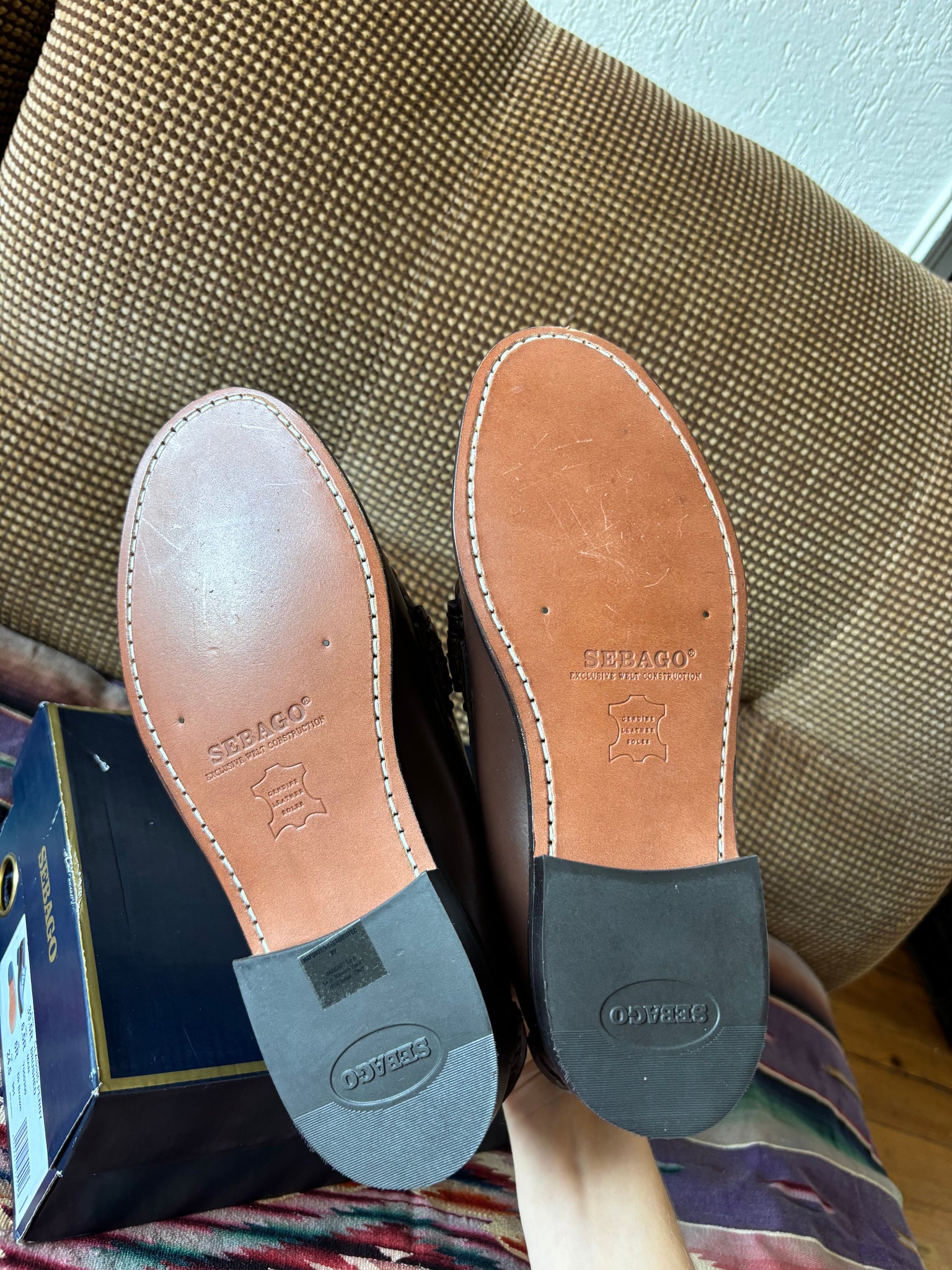 Mocassins Sebago T39,5