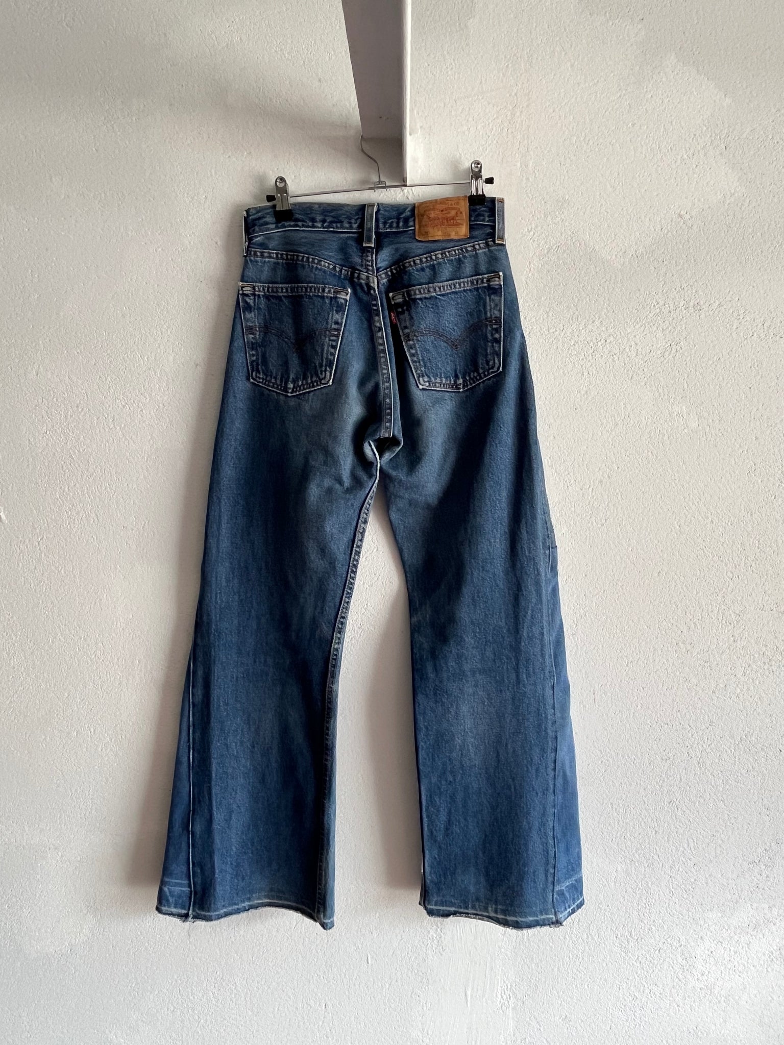 Levi's 501 STUDENT upcyclé W27L32 Made in USA 90s