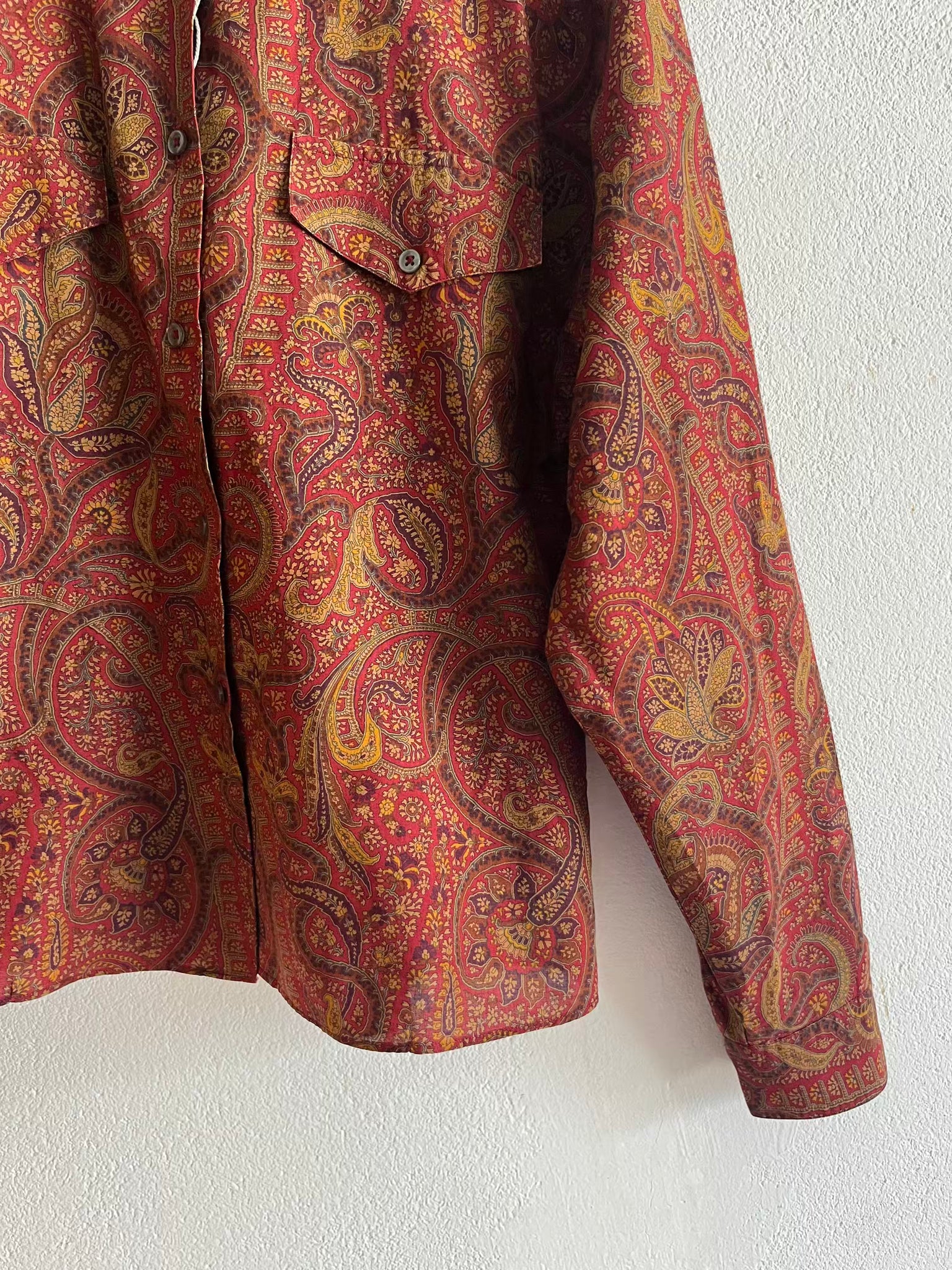 Chemise paisley 80s T.36♀