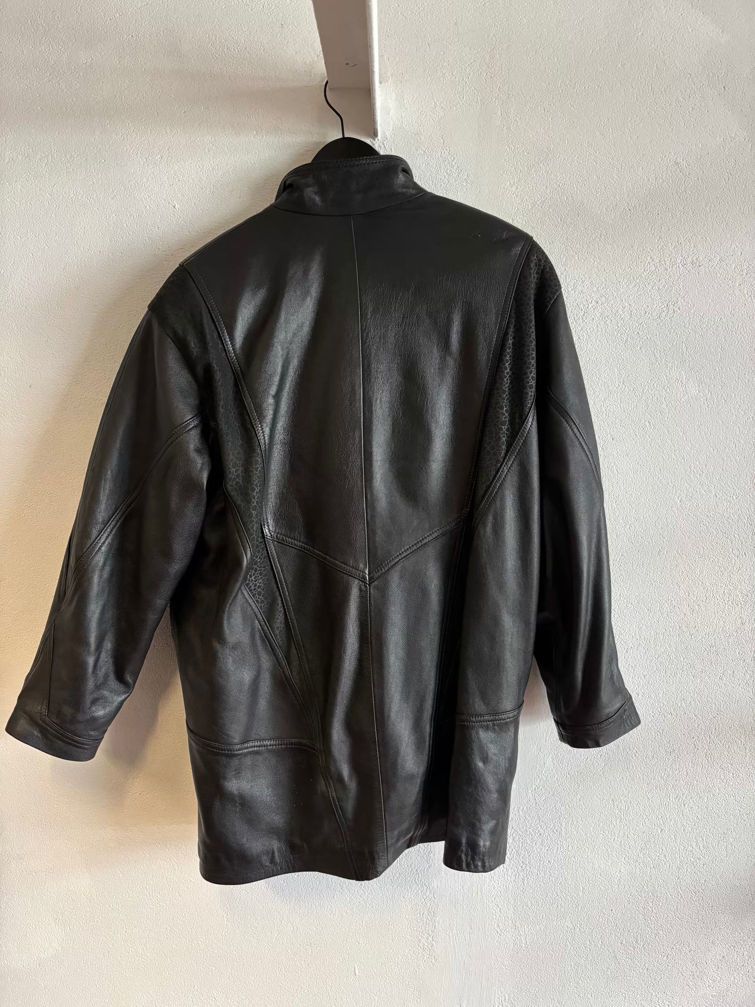 Veste cuir 80s T.40♀/M♂