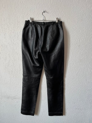 Pantalon cuir 80s T.38♀