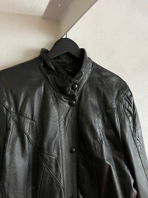 Veste cuir 80s T.36-38♀/S♂