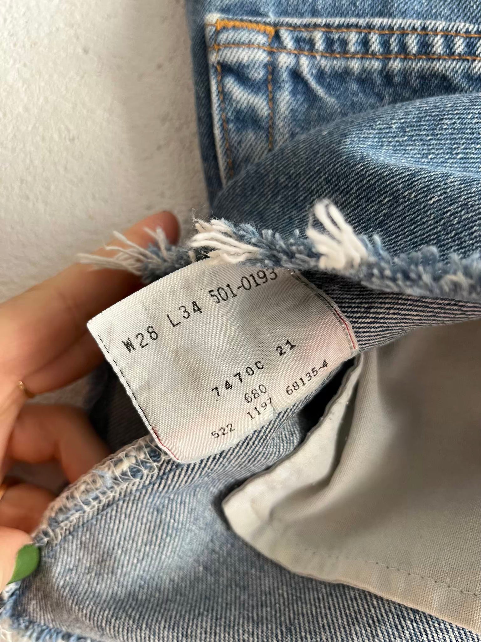 Jupe Levi's Made in USA 1997 T.36♀