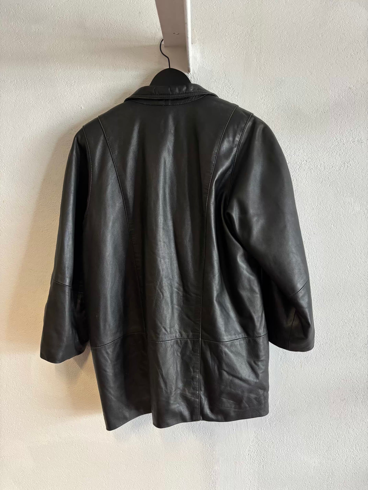 Veste cuir 80s T.36♀/S♂