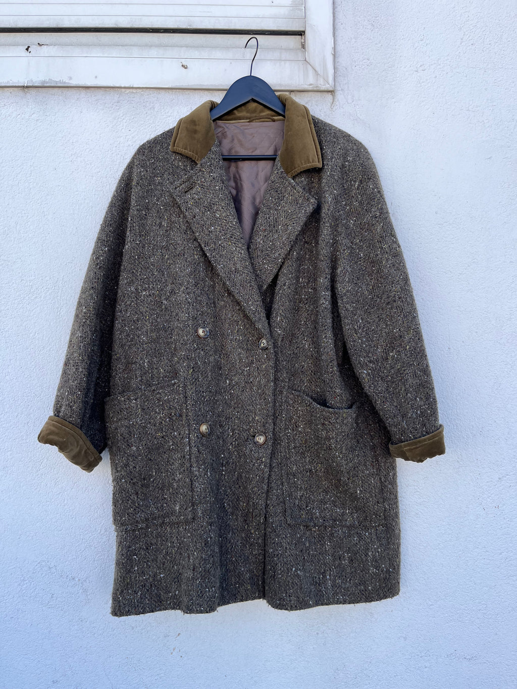 Manteau laine 80s T.40♀/M♂