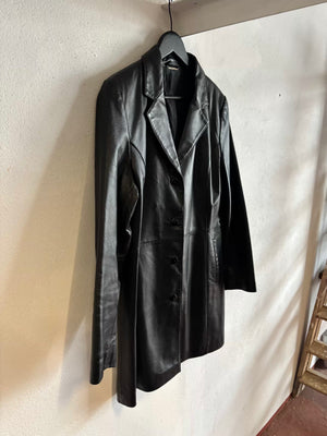 Veste cuir 80s T.36♀/XS♂