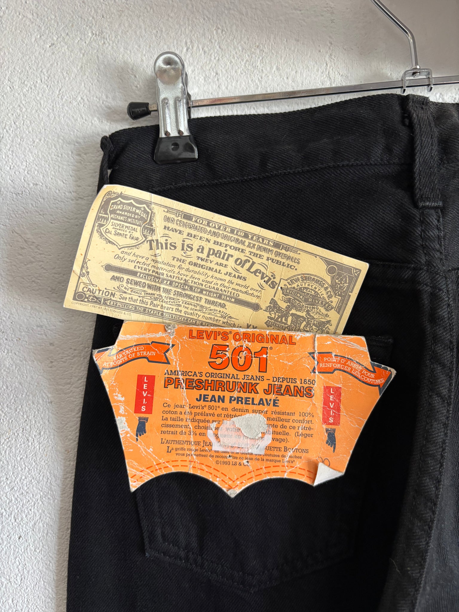 Levi's 501 W25 L32 1998 Made in France