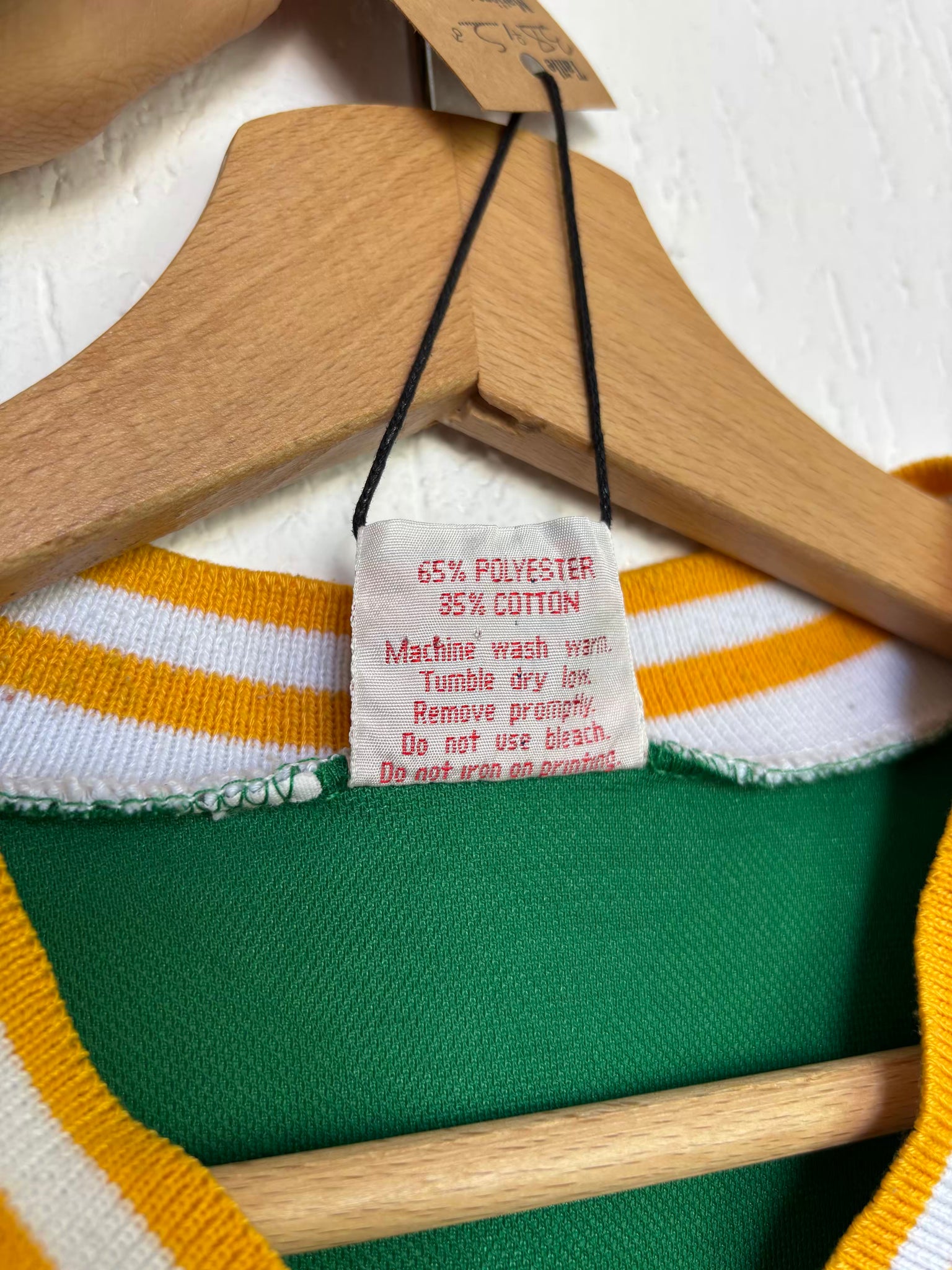 Maillot foot 80s Made in USA T.38