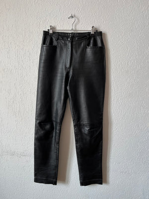 Pantalon cuir 80s T.38♀