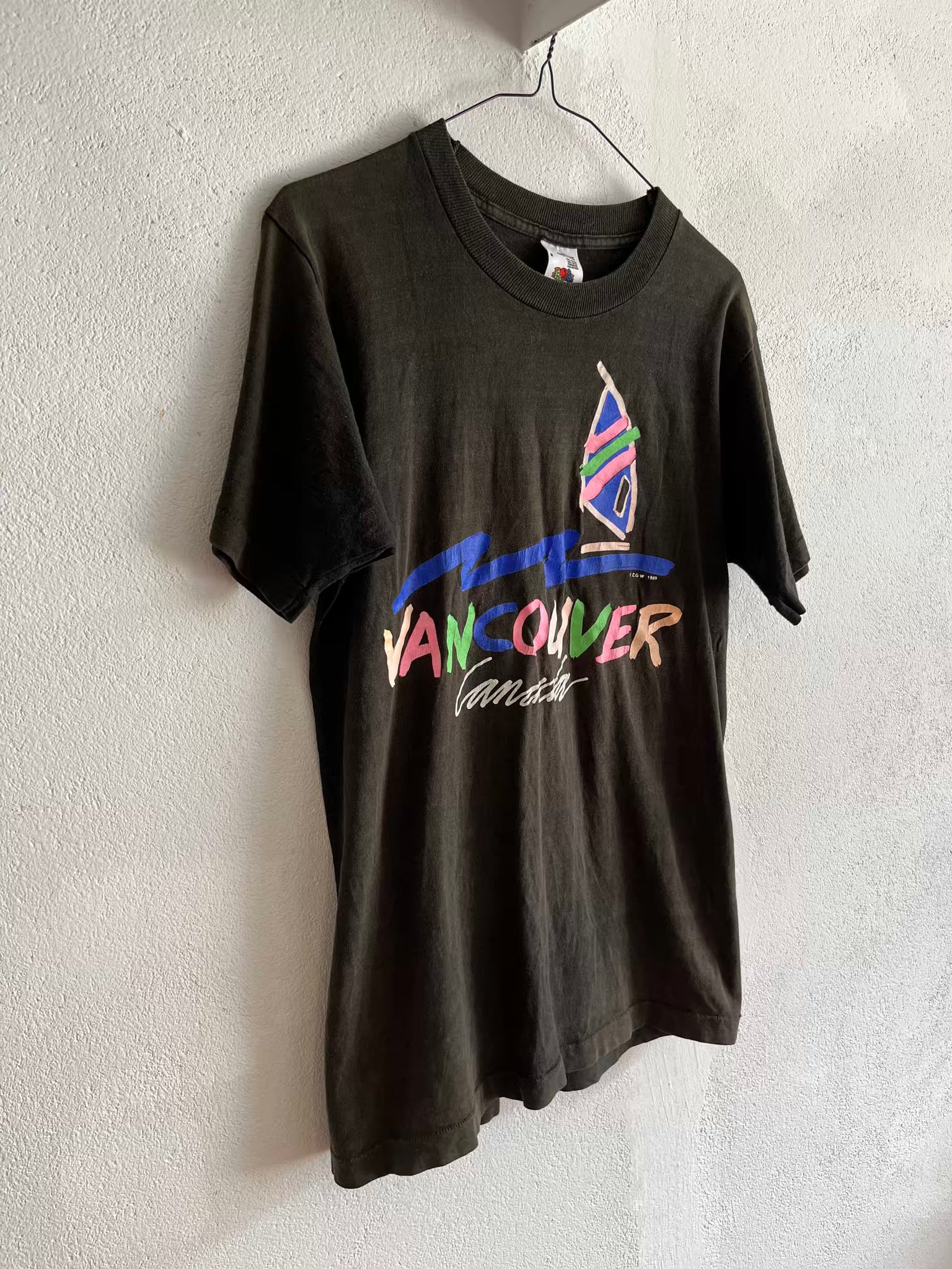 T-shirt Fruit of the loom Made in Canada 1989 T.40♀/M♂