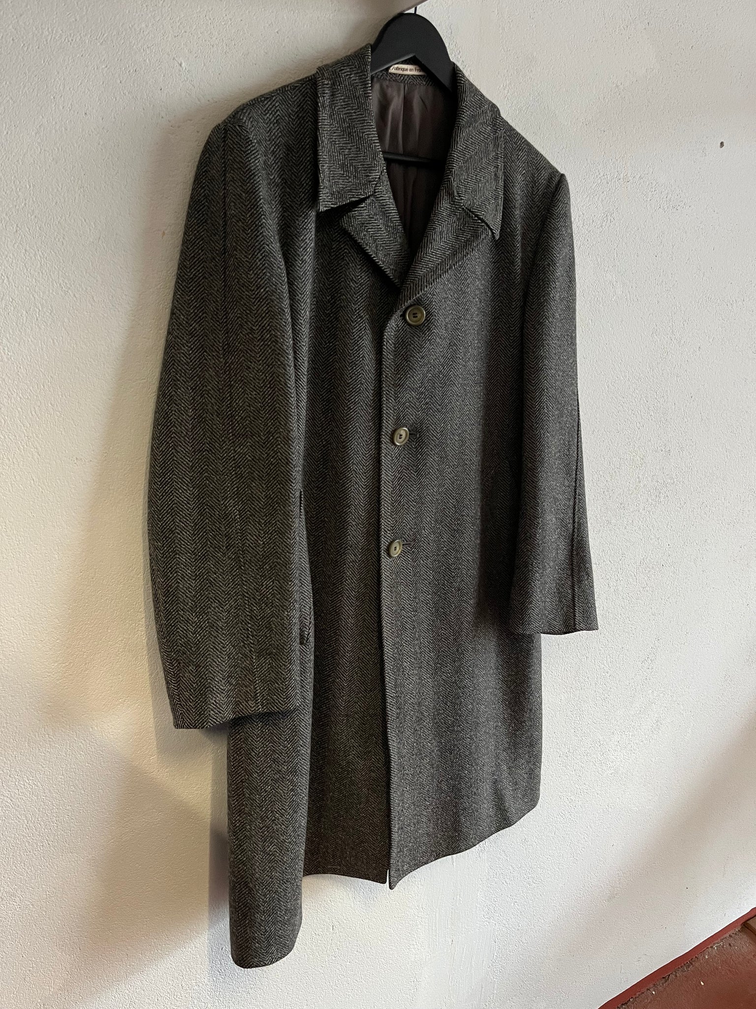 Manteau laine 80s T.40♀/L♂