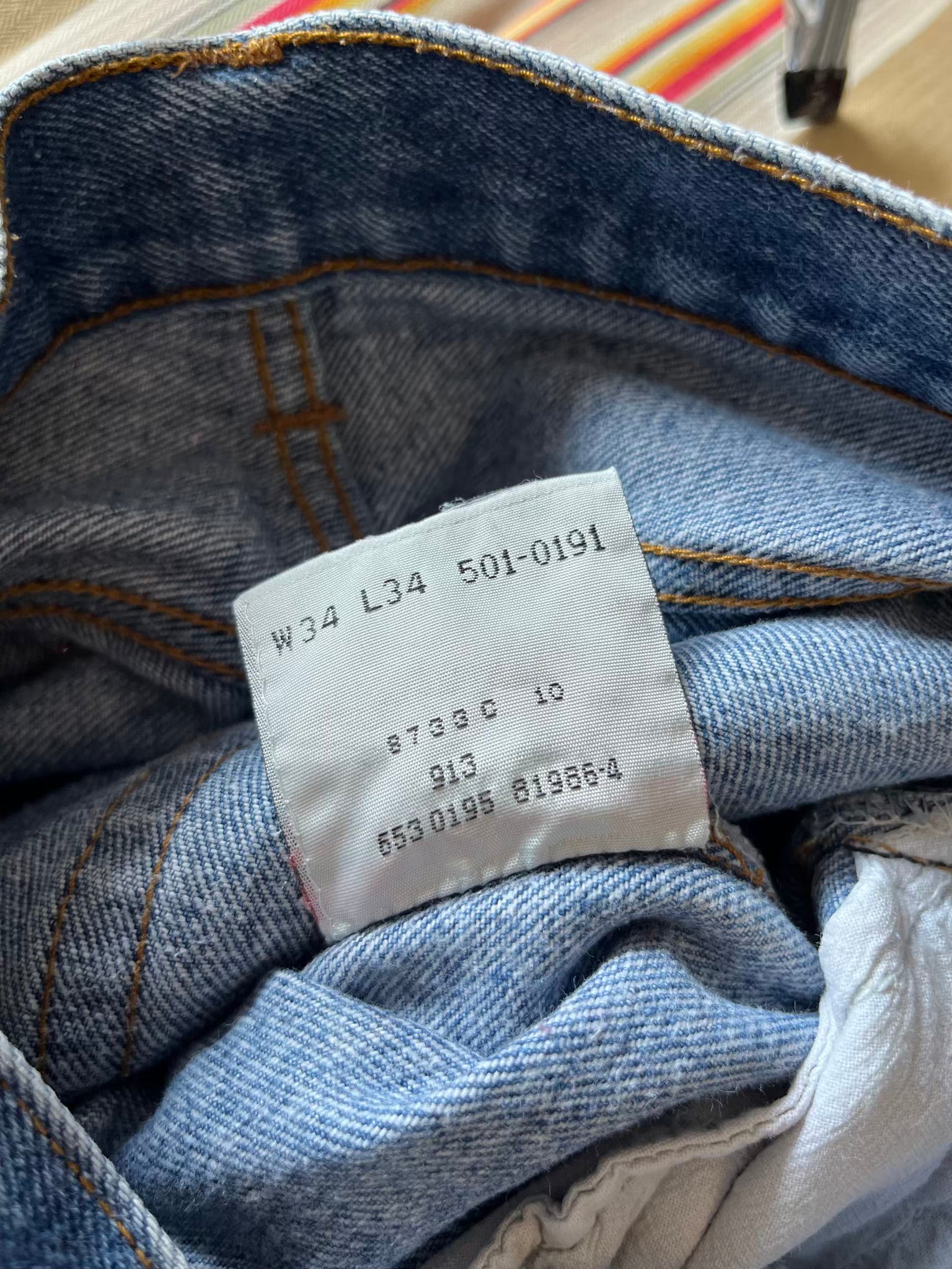 Levi's 501 W34L34 Made in USA 1995