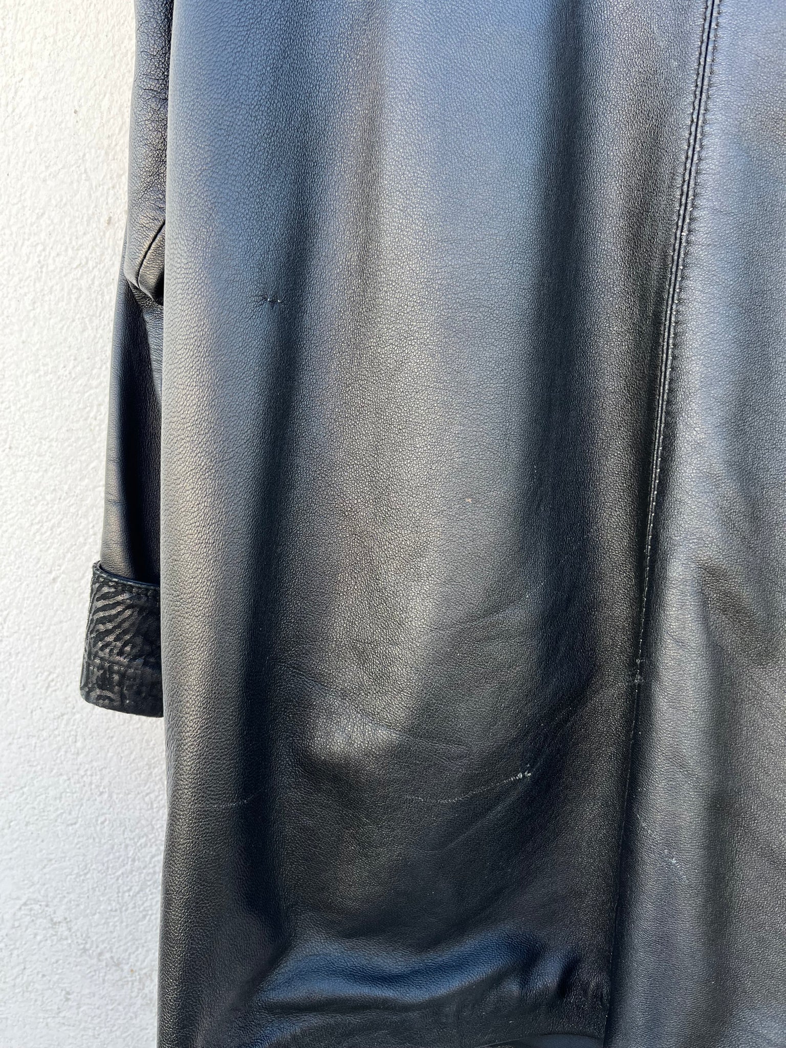 Veste cuir 80s T.40/42♀/L♂