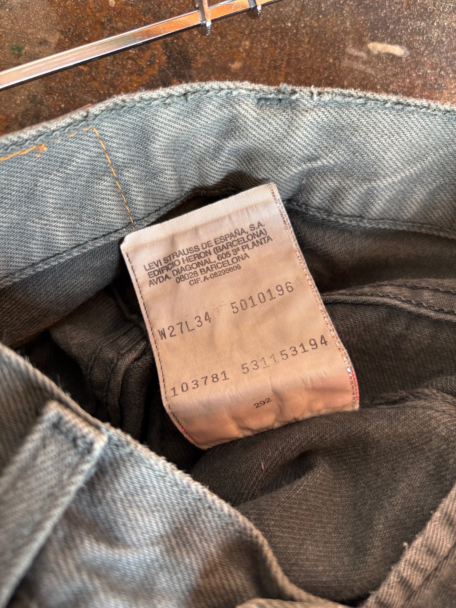 Levi's 501 W27L34 90s