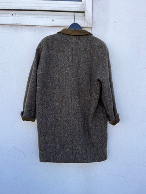 Manteau laine 80s T.40♀/M♂