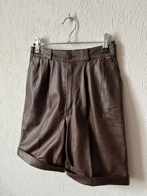 Short cuir 80s T.34-36♀