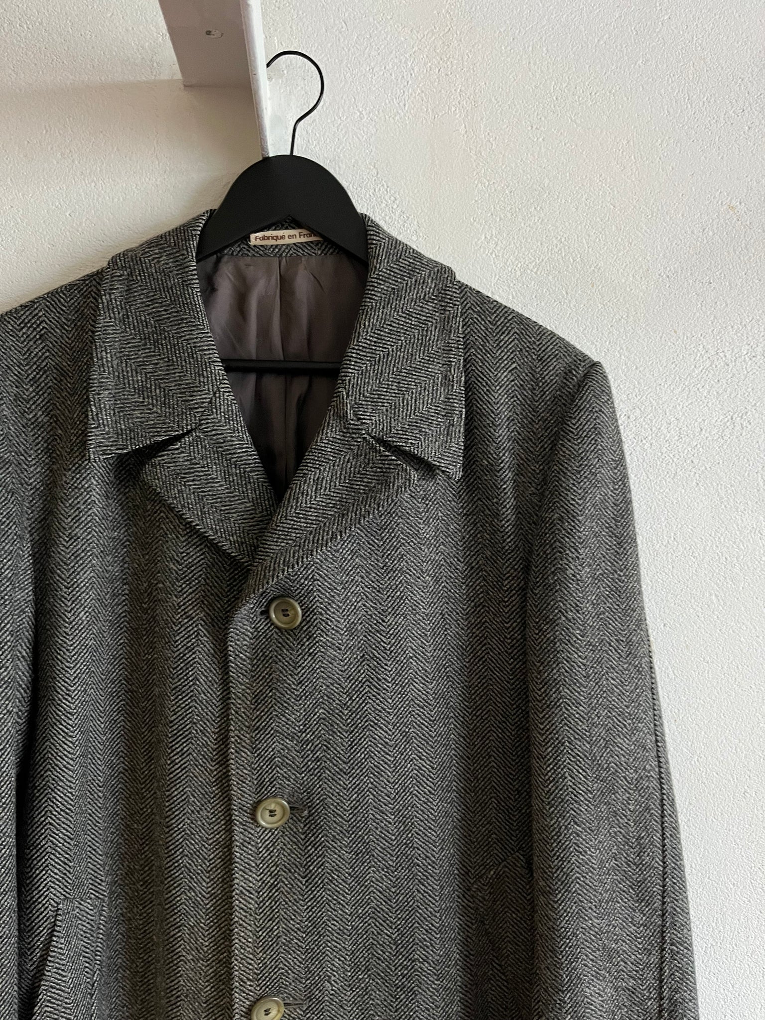 Manteau laine 80s T.40♀/L♂