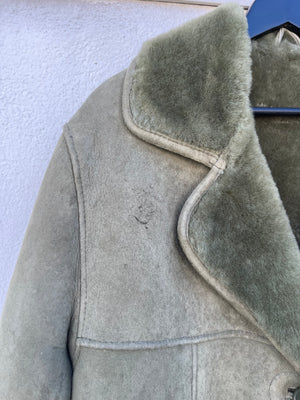 Manteau peau lainée 80s T.40/42♀/L♂