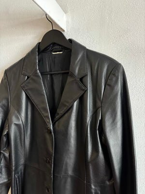 Veste cuir 80s T.36♀/XS♂