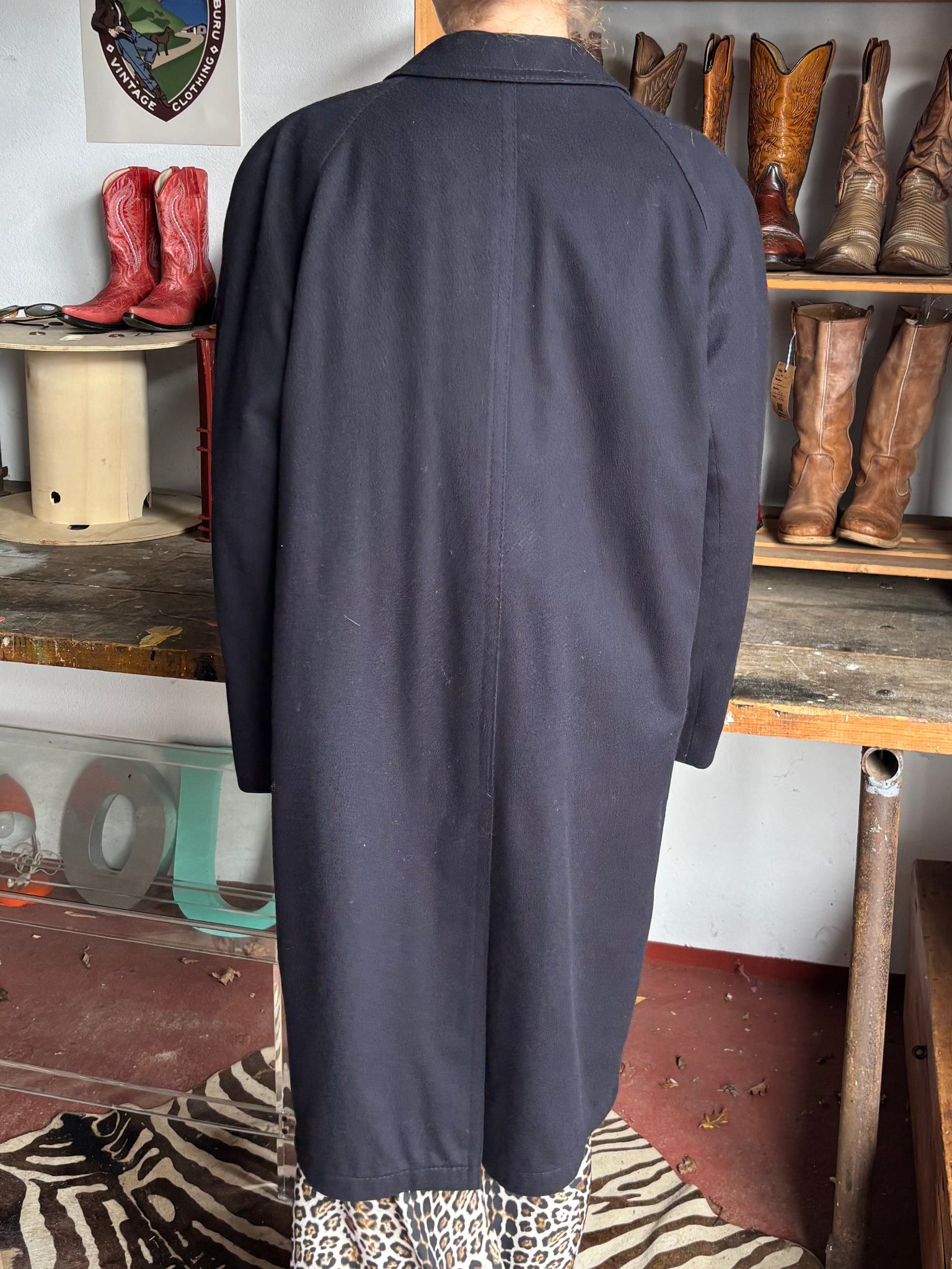 Manteau laine alpaga 90s T.40♀/M♂