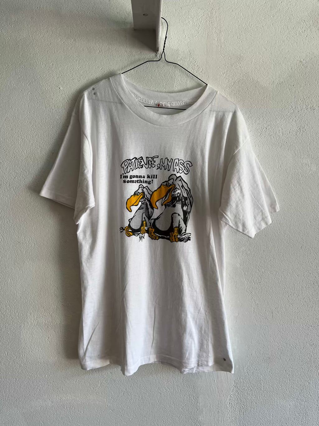 T-shirt Patience my ass 90s T.40♀/L♂