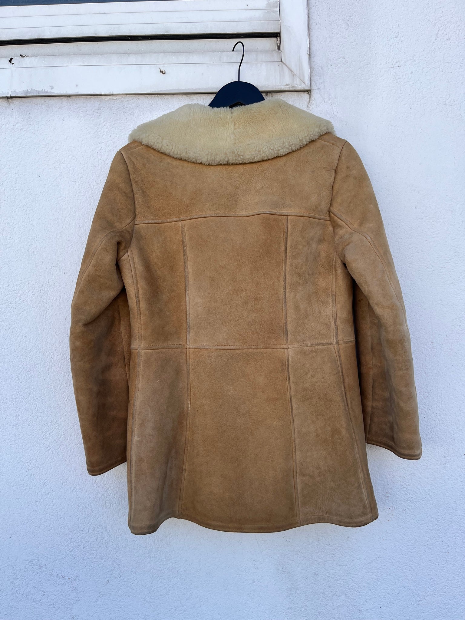 Manteau peau lainée 80s T.36♀