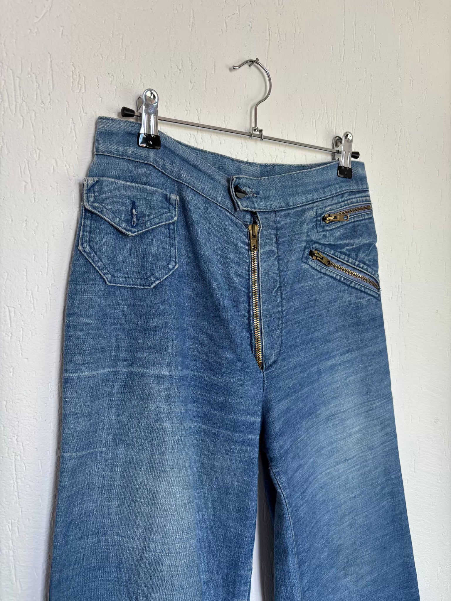 Jean fait main 70s T.36