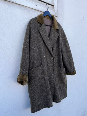 Manteau laine 80s T.40♀/M♂