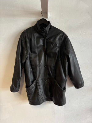 Veste cuir 80s T.40♀/M♂