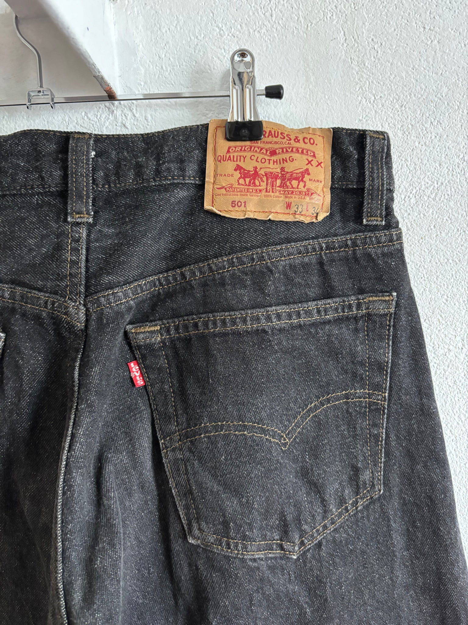 Levi's 501 W33 L34 1990 Made in USA