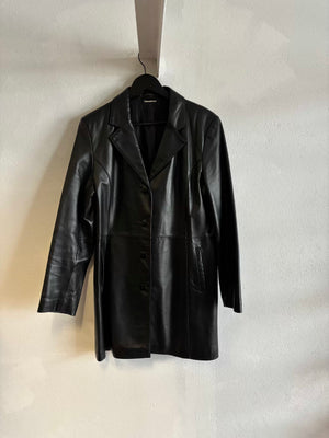 Veste cuir 80s T.36♀/XS♂