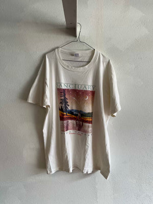 T-shirt cowboy 90s Made In USA T.42♀/XL♂