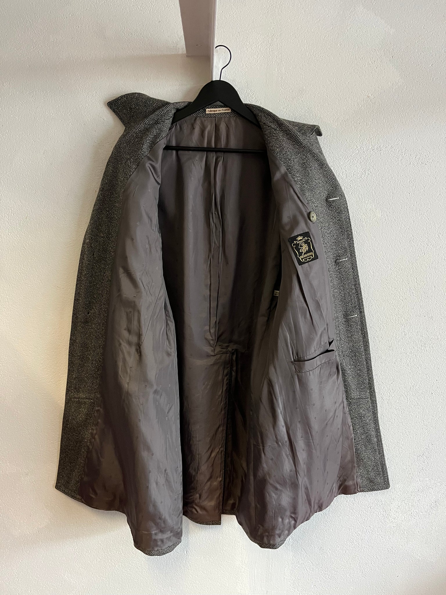 Manteau laine 80s T.40♀/L♂