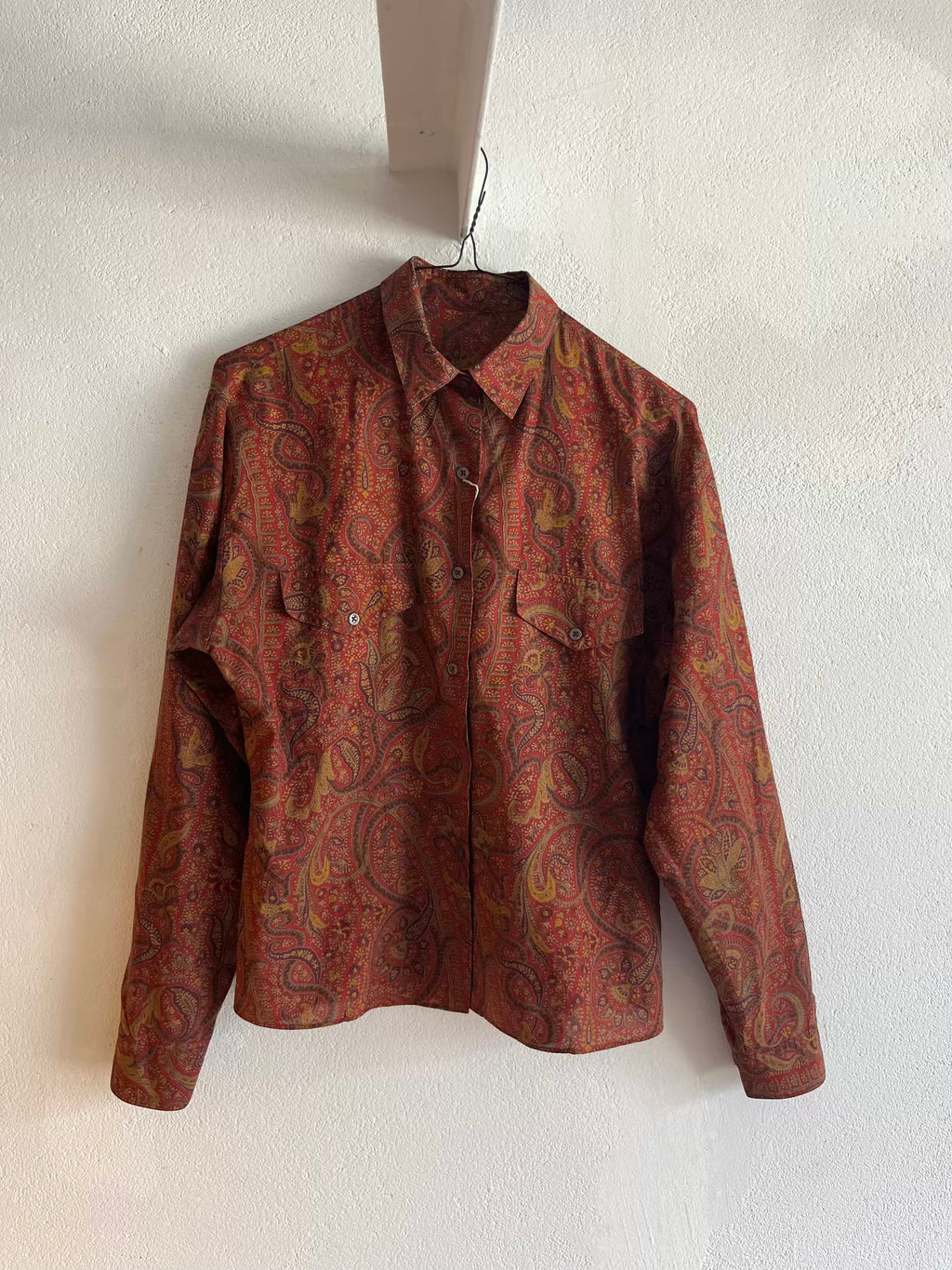 Chemise paisley 80s T.36♀