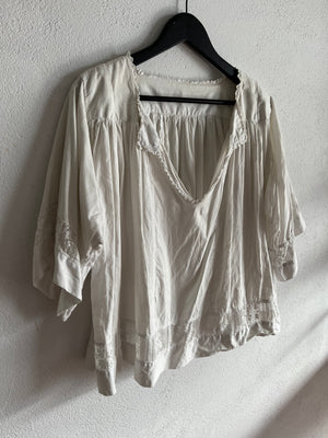 Blouse dentelle 50s T.36-38♀