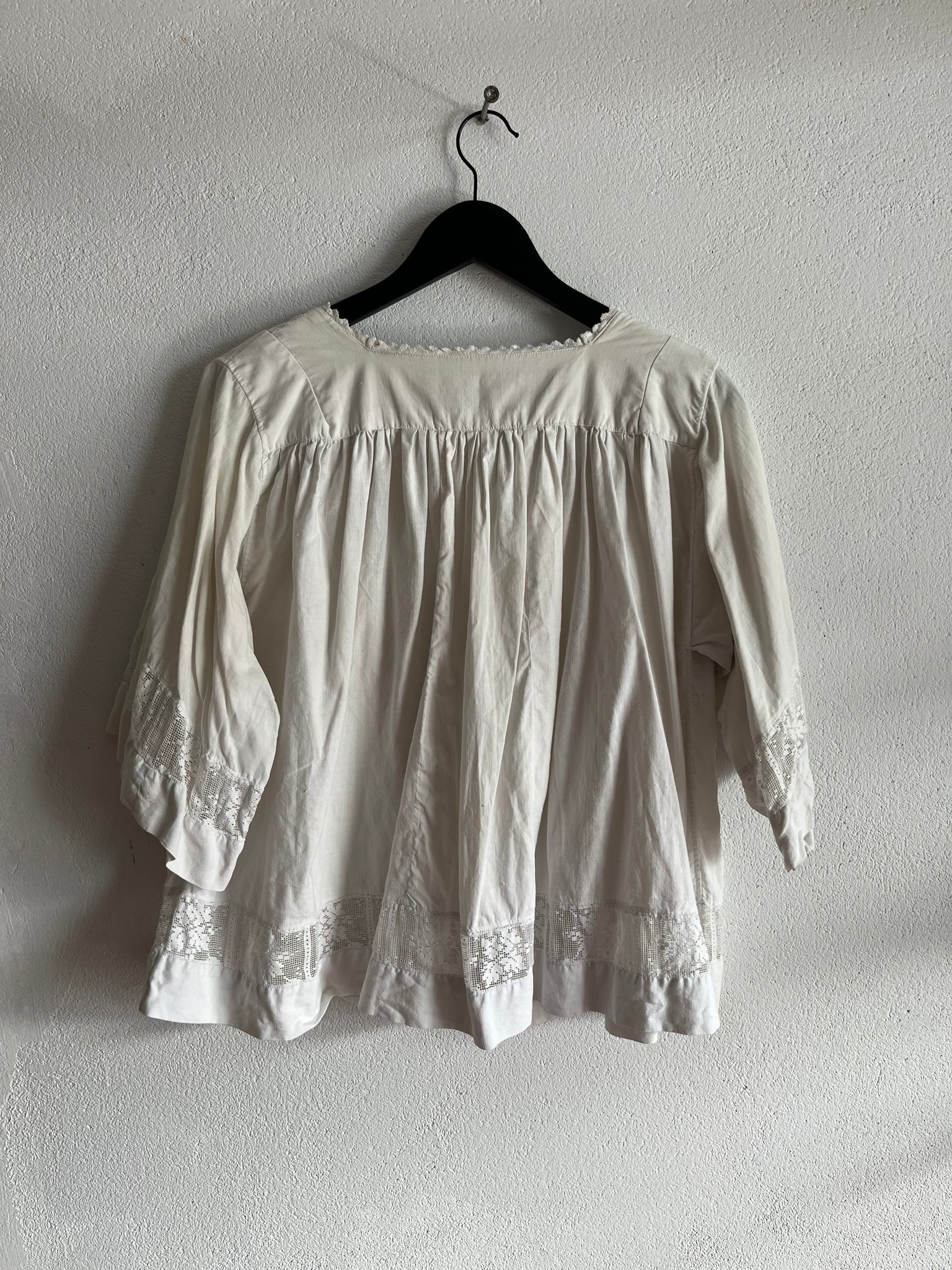 Blouse dentelle 50s T.36-38♀