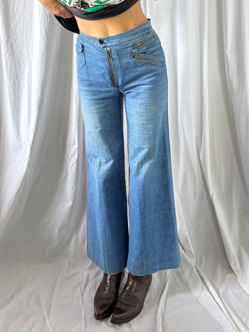 Jean fait main 70s T.36