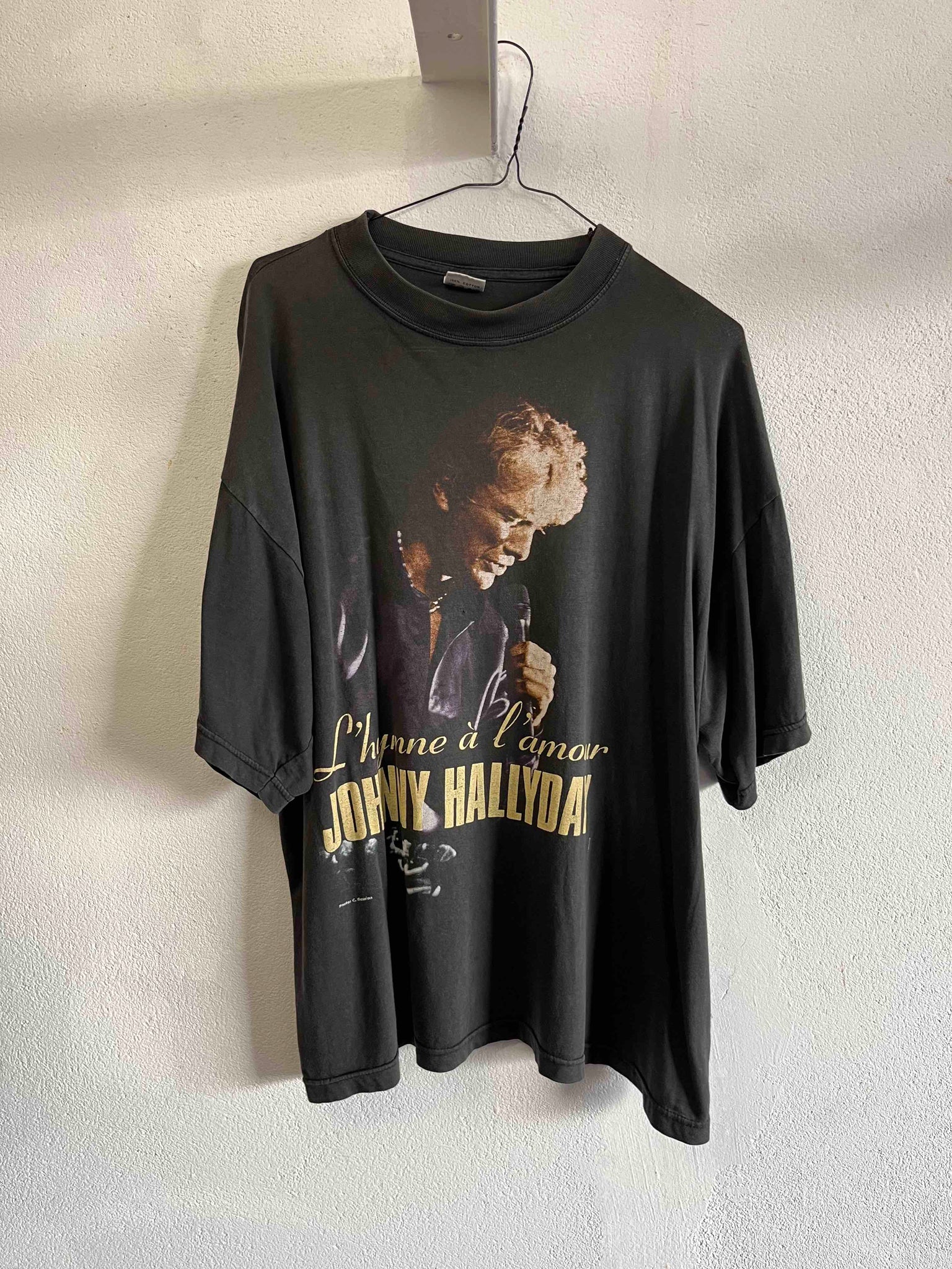 T-shirt Johnny Hallyday 90s T.42-44♀/L♂