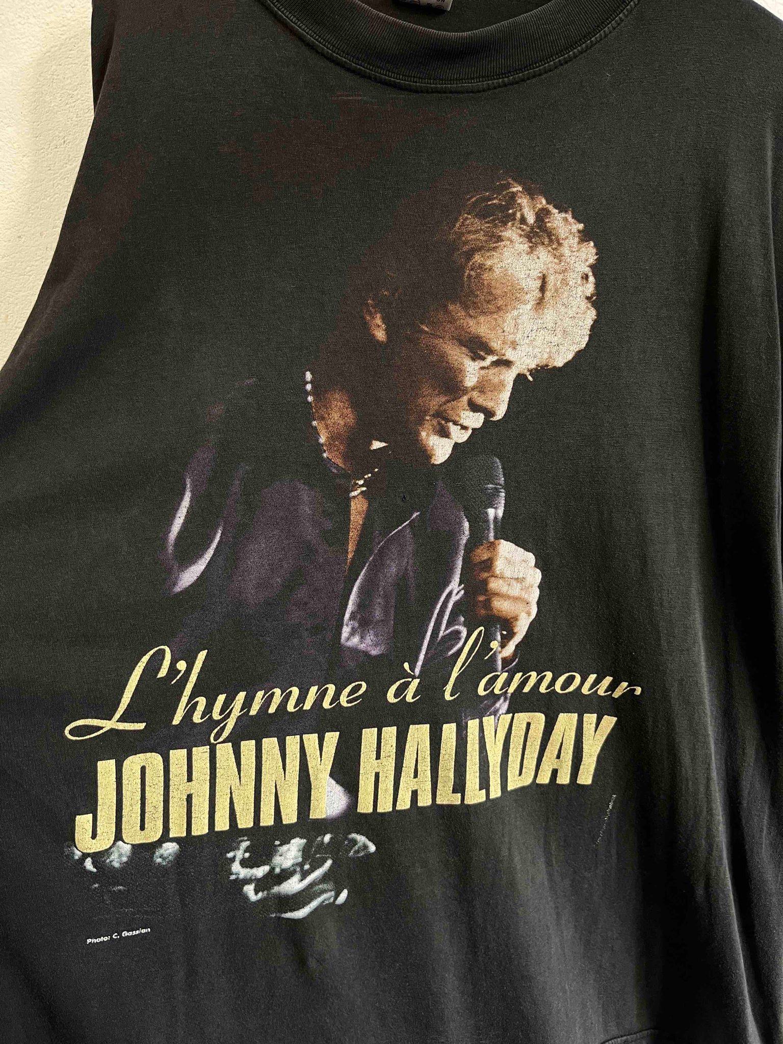 T-shirt Johnny Hallyday 90s T.42-44♀/L♂