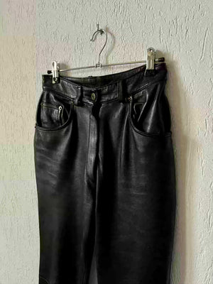 Pantalon cuir 80s T.34♀