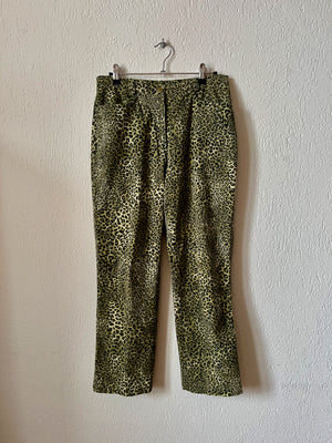 Pantalon léopard 90s T.38♀