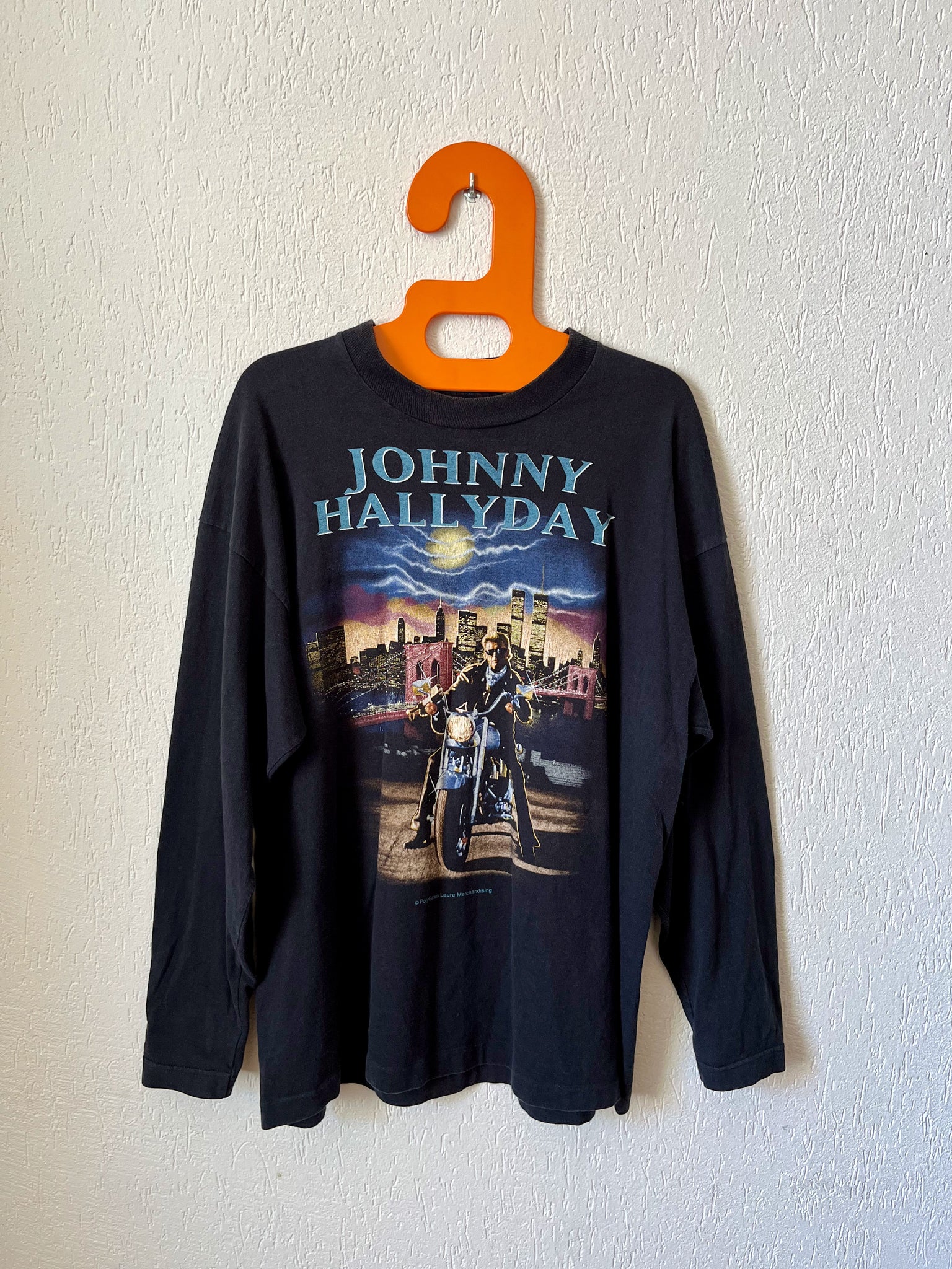 T-shirt Johnny Hallyday 90s T.42-44♀/XL♂