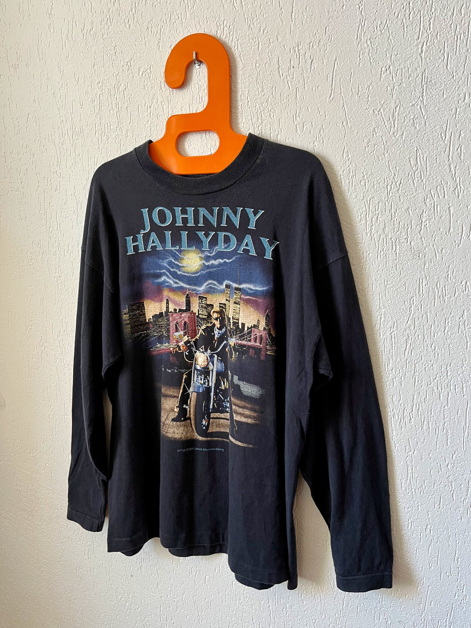 T-shirt Johnny Hallyday 90s T.42-44♀/XL♂