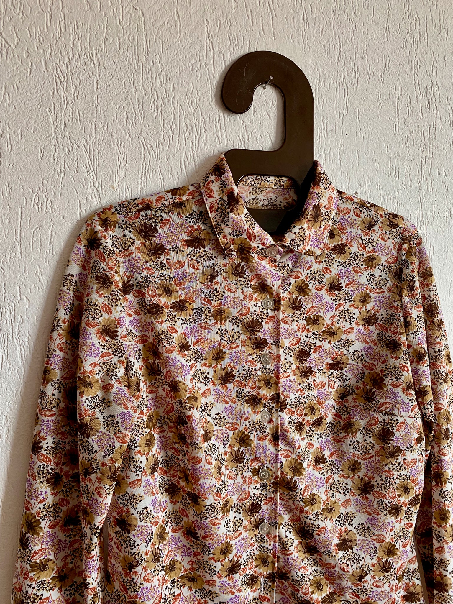 Chemise manches longues 70s