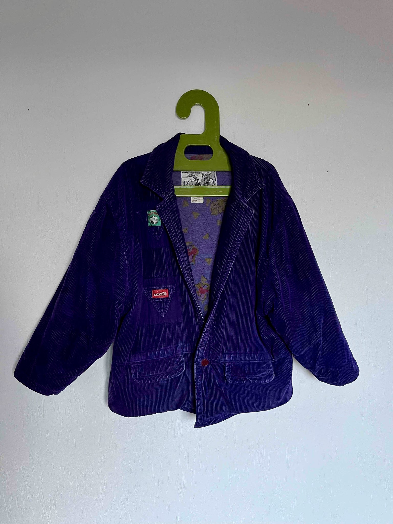 Veste NAF-NAF velours côtelé 80s taille unique