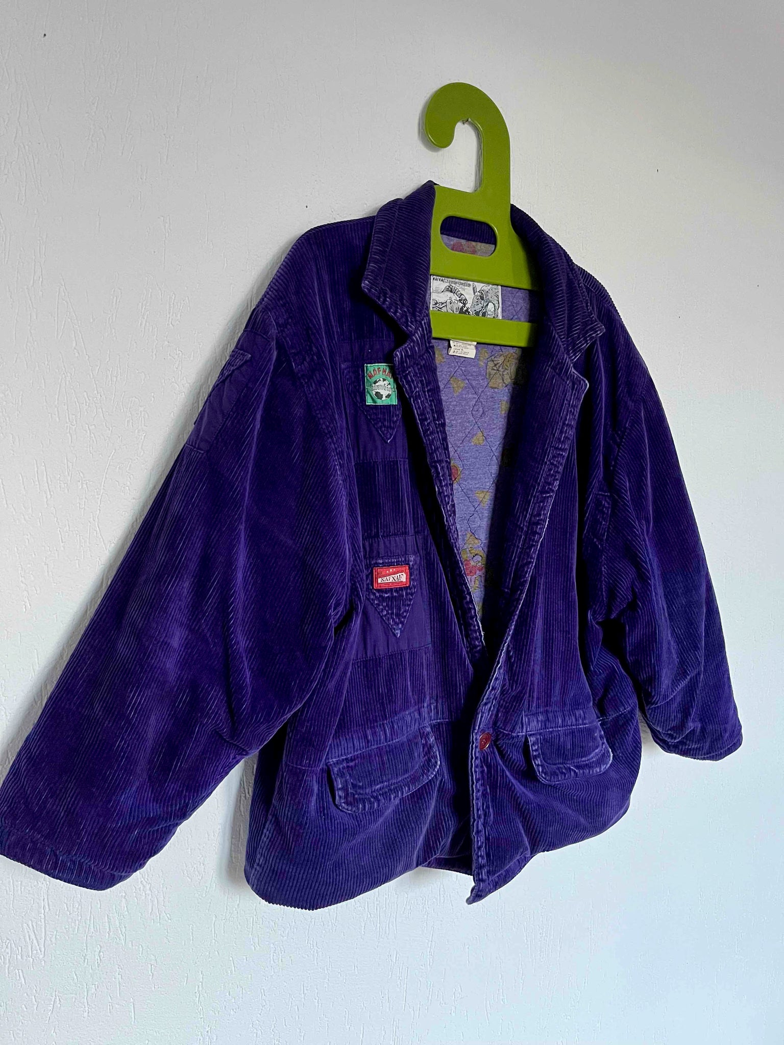 Veste NAF-NAF velours côtelé 80s taille unique