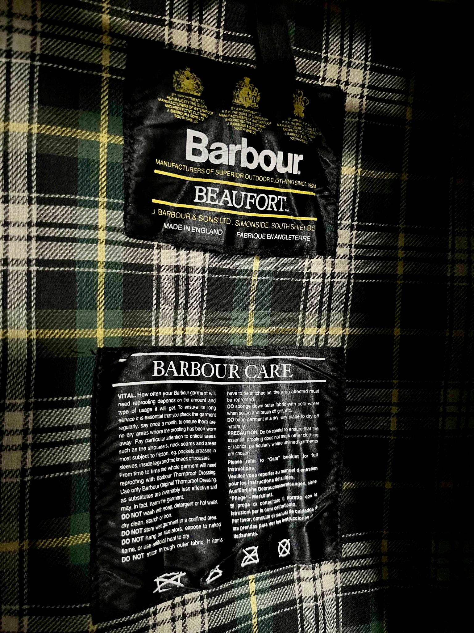 Veste Barbour Beaufort 00s T.40♀/M♂