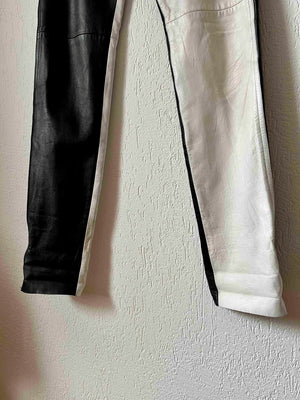 Pantalon Agnès B cuir 80s T.36♀