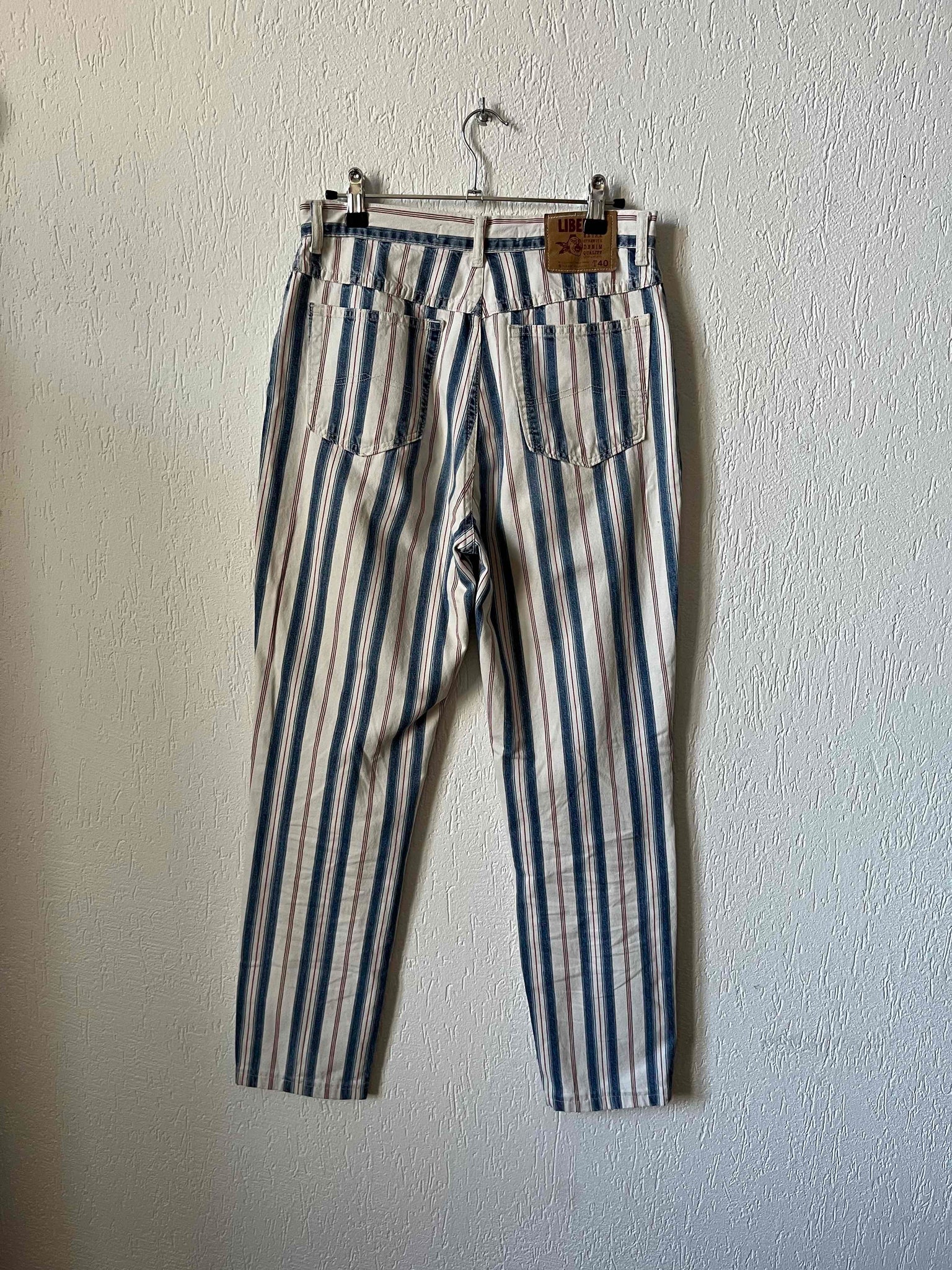 Pantalon droit taille haute 90s T.36-38♀