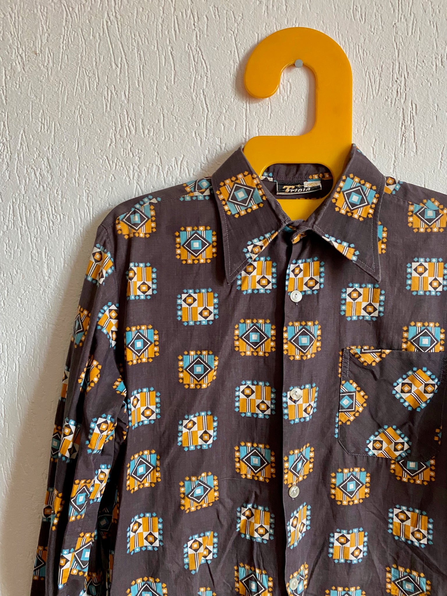 Chemise 70s imprimée